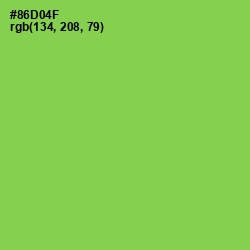 #86D04F - Conifer Color Image