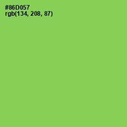 #86D057 - Conifer Color Image