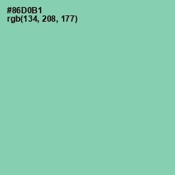 #86D0B1 - Vista Blue Color Image