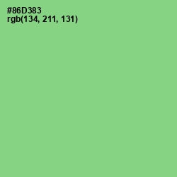 #86D383 - Feijoa Color Image