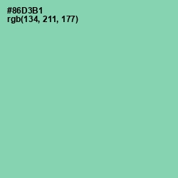 #86D3B1 - Vista Blue Color Image