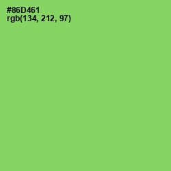 #86D461 - Conifer Color Image