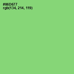 #86D677 - Wild Willow Color Image