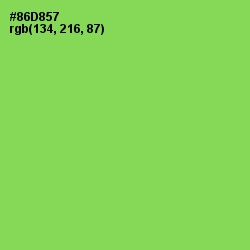 #86D857 - Conifer Color Image