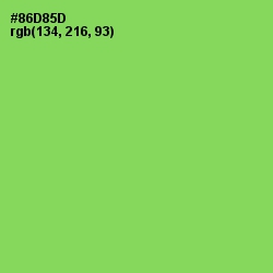 #86D85D - Conifer Color Image