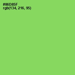 #86D85F - Conifer Color Image