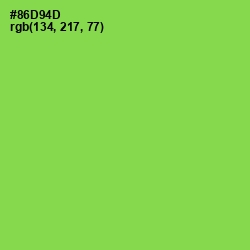 #86D94D - Conifer Color Image