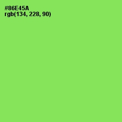 #86E45A - Conifer Color Image