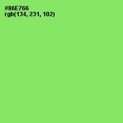 #86E766 - Conifer Color Image