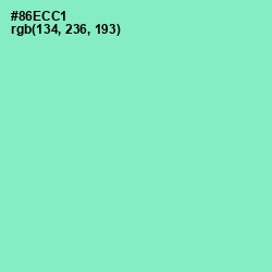 #86ECC1 - Riptide Color Image