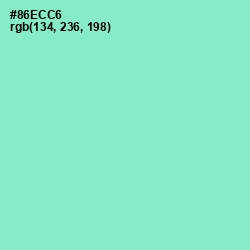 #86ECC6 - Riptide Color Image