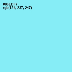 #86EDF7 - Anakiwa Color Image