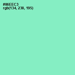 #86EEC3 - Riptide Color Image