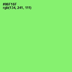 #86F16F - Conifer Color Image