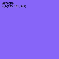 #8765F9 - Medium Purple Color Image