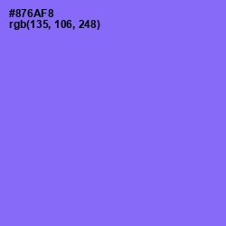 #876AF8 - Medium Purple Color Image