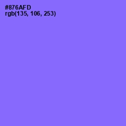 #876AFD - Medium Purple Color Image