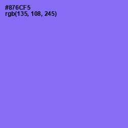 #876CF5 - Medium Purple Color Image