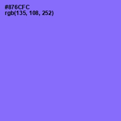 #876CFC - Medium Purple Color Image