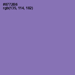 #8772B6 - Wisteria Color Image