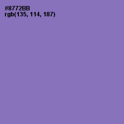 #8772BB - Purple Mountain's Majesty Color Image