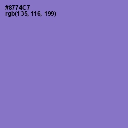 #8774C7 - True V Color Image