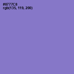 #8777C8 - True V Color Image
