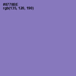 #8778BE - Purple Mountain's Majesty Color Image