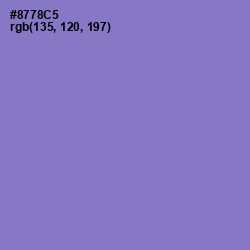 #8778C5 - True V Color Image