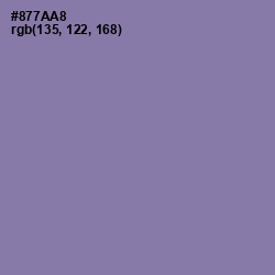 #877AA8 - Lavender Purple Color Image