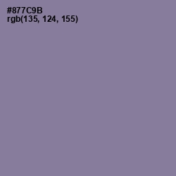 #877C9B - Mountbatten Pink Color Image