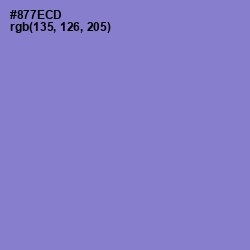 #877ECD - True V Color Image