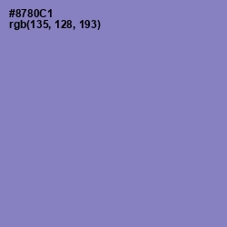 #8780C1 - Chetwode Blue Color Image