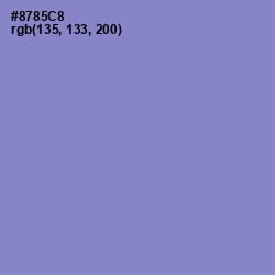 #8785C8 - Chetwode Blue Color Image