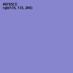 #8785CE - Chetwode Blue Color Image
