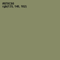 #878C66 - Avocado Color Image