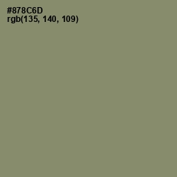 #878C6D - Avocado Color Image