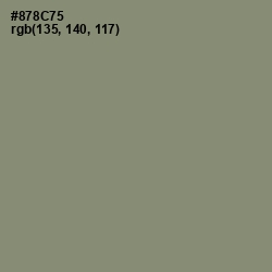 #878C75 - Bitter Color Image