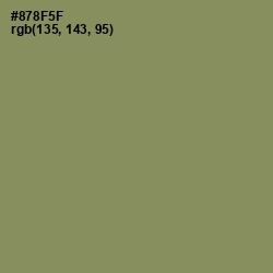 #878F5F - Avocado Color Image