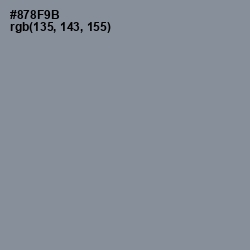 #878F9B - Oslo Gray Color Image