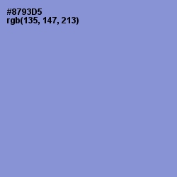 #8793D5 - Chetwode Blue Color Image