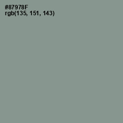 #87978F - Spanish Green Color Image