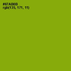 #87AB0B - Citron Color Image