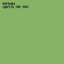 #87B464 - Olivine Color Image