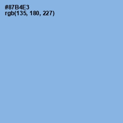 #87B4E3 - Jordy Blue Color Image