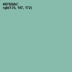 #87BBAC - Gulf Stream Color Image