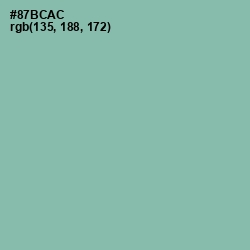 #87BCAC - Gulf Stream Color Image