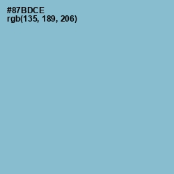 #87BDCE - Glacier Color Image