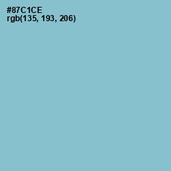 #87C1CE - Half Baked Color Image