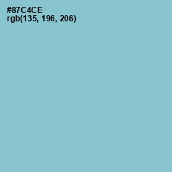 #87C4CE - Half Baked Color Image